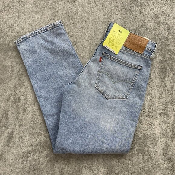 Levi's Other - Levis 514 Jeans Mens 32x30 Straight Blue Light Wash Denim Stretch Casual Flex